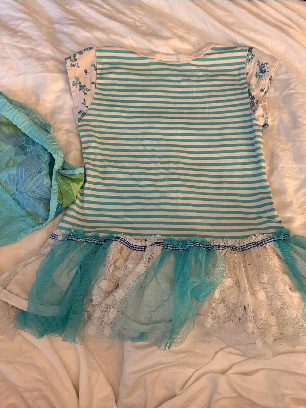 Naartjie 'Love' Tutu Dress Size Large 6 years and BONUS Bandana Scarf Headpiece